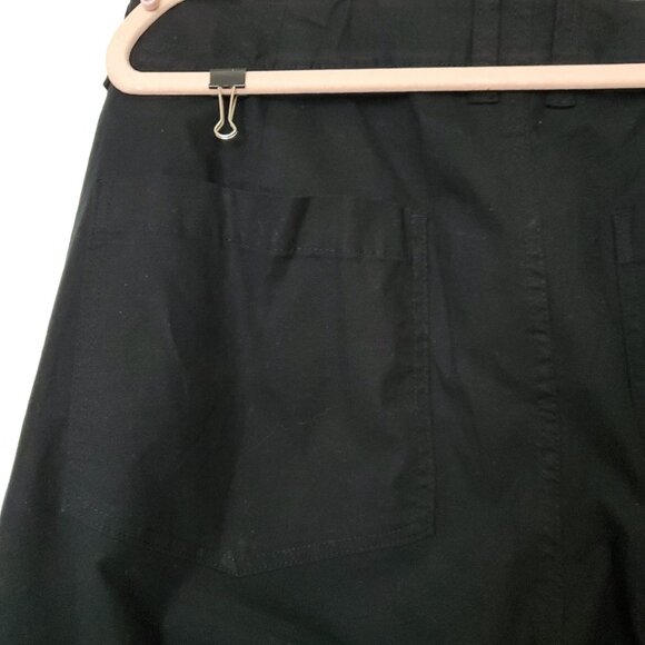 Women's A New Day Pants Size 24 Black Stretch Tapered Leg High Rise Relaxed Fit - Picture 4 of 13